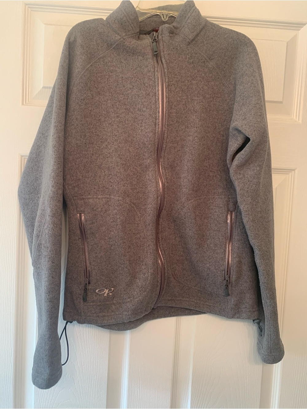 Outdoor Research Fleece Gray Full Zip Women’s Size M